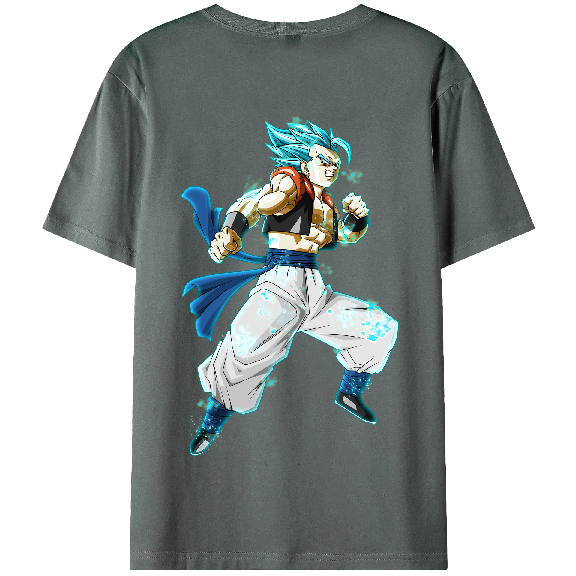 （画像用） ドラゴンボール ベジータ四世（Bejīta Yonsei）DRAGON BALL Vegeta IV 綿100％半袖Tシャツ（背面プリント）